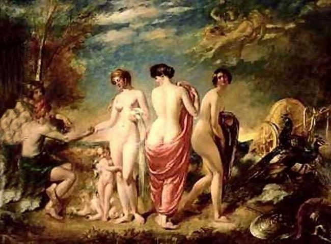 William Etty The judement of Paris Germany oil painting art